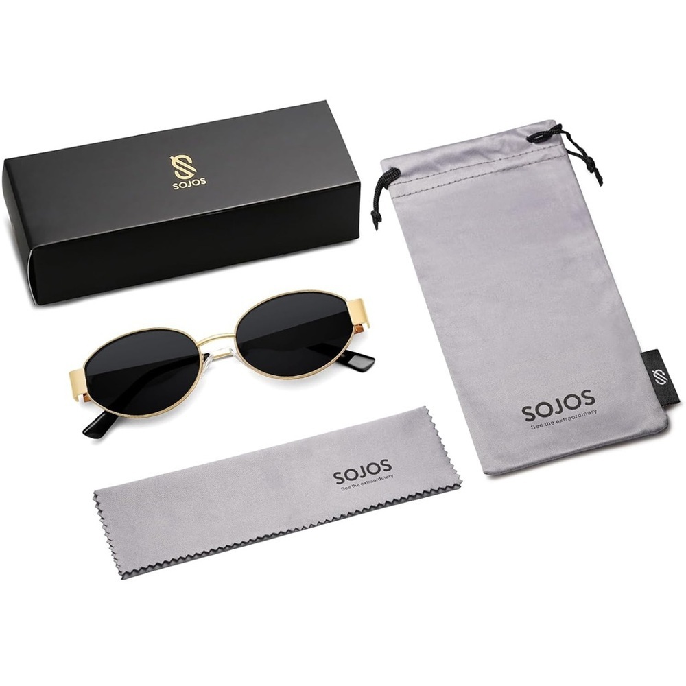 NWT- “Sojos” Round Frame Sunglasses with Dark Lenses - Picture 6 of 8